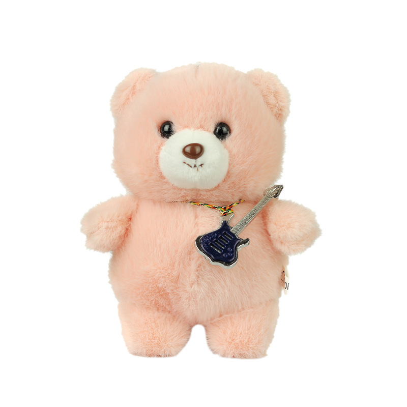 Cute en línea Teddy Bear juguetes de peluche osos colgantes muñecas llaveros muñecas lindos llaveros colgantes pequeños image 5