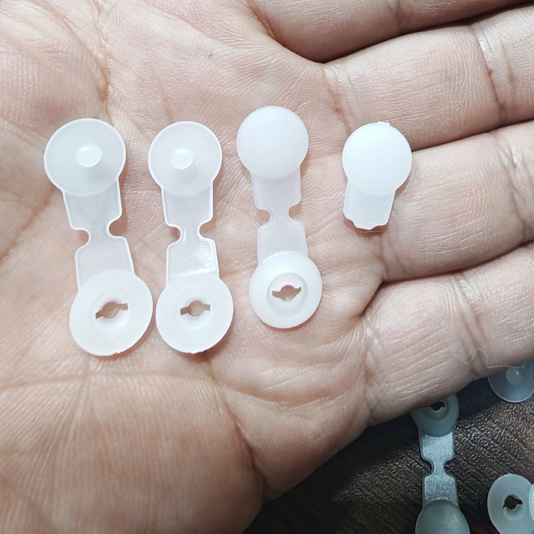 一次性塑胶手腕带压脉带扣子医用二连扣打印识别纽扣子母扣识别扣