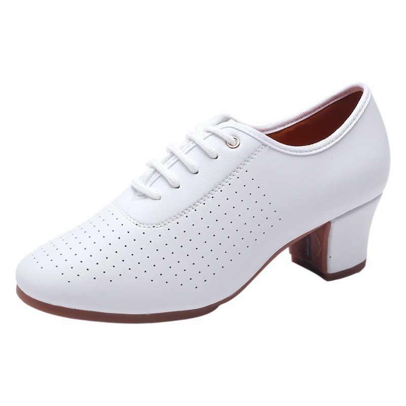 Zapatos de baile latino de las mujeres adultas Mediados de talón zapatos de baile inferiores suaves zapatos de baile de marinero de baile