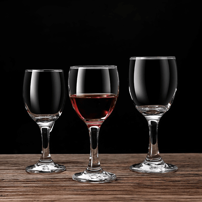 Creativo vidrio espeso casero tazas de vino alto tazas de cóctel tazas de vidrio transparente europeas tazas de vino