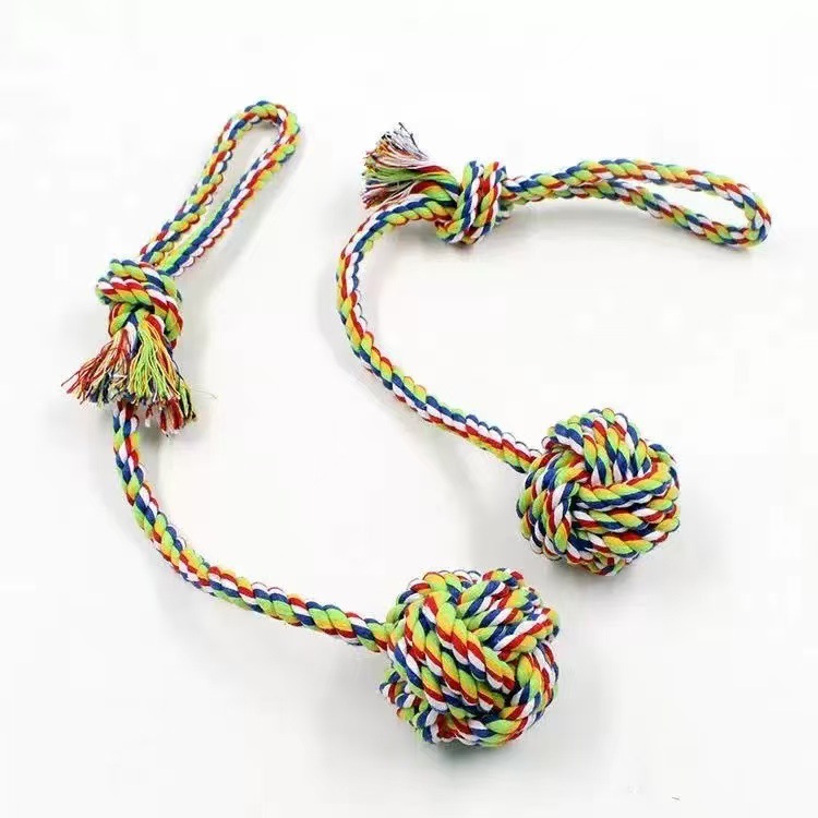 Three-strand rope ball
