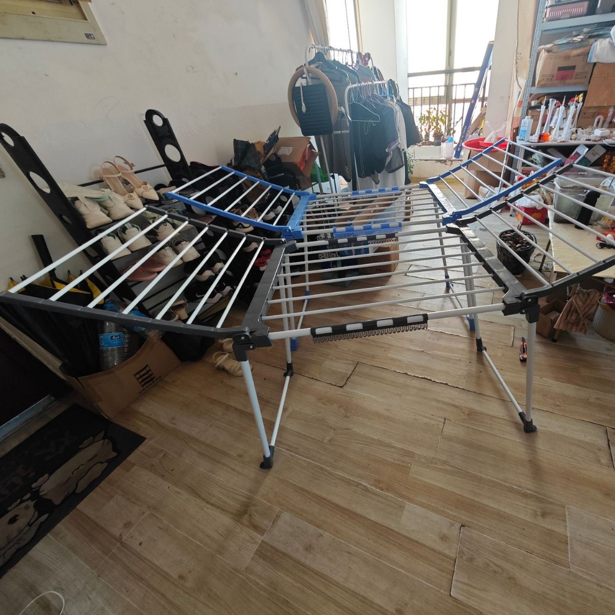 회색 수건걸이 부품 컬러 박스 포장