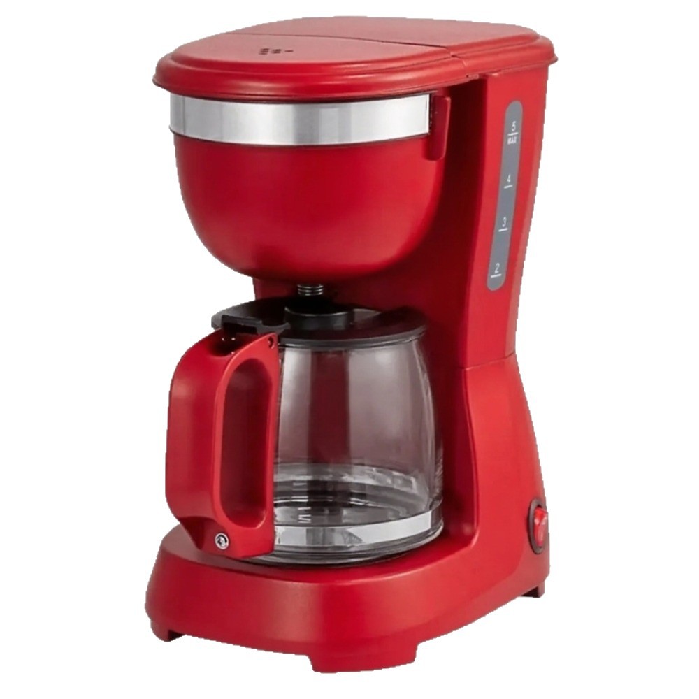 Máquina de café americana roja 600L transfronteriza Europa y Estados Unidos al por mayor cafetera de goteo cafetera de goteo cafetera