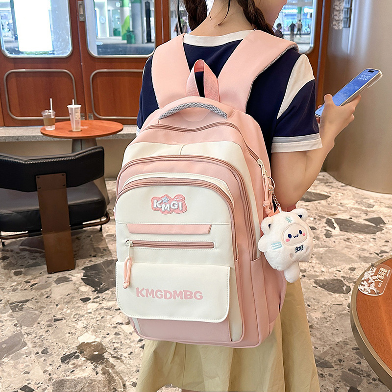 中学生女子向けランドセル、ニッチインスタイル、高校生向け大容量、コントラストカラー、小学生向け負担軽減リュック|undefined