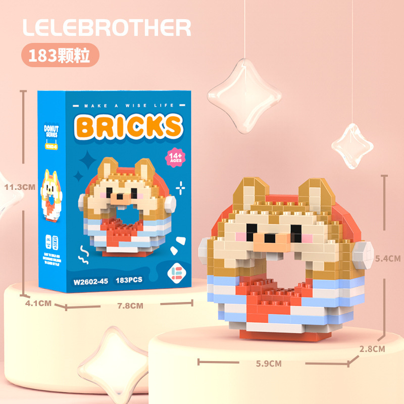 Compatible con Lego animal de dibujos animados muñecas osos de fresa Lina bloques de construcción para niños ensamblaje juguetes al por mayor