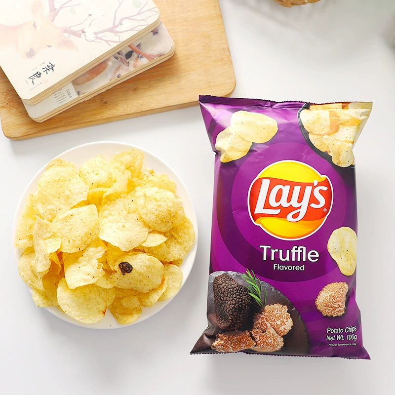 Чипсы Lay's le-style черный трюфель вкус испанских морепродуктов, чтобы удовлетворить тягу, сухие закуски оптом