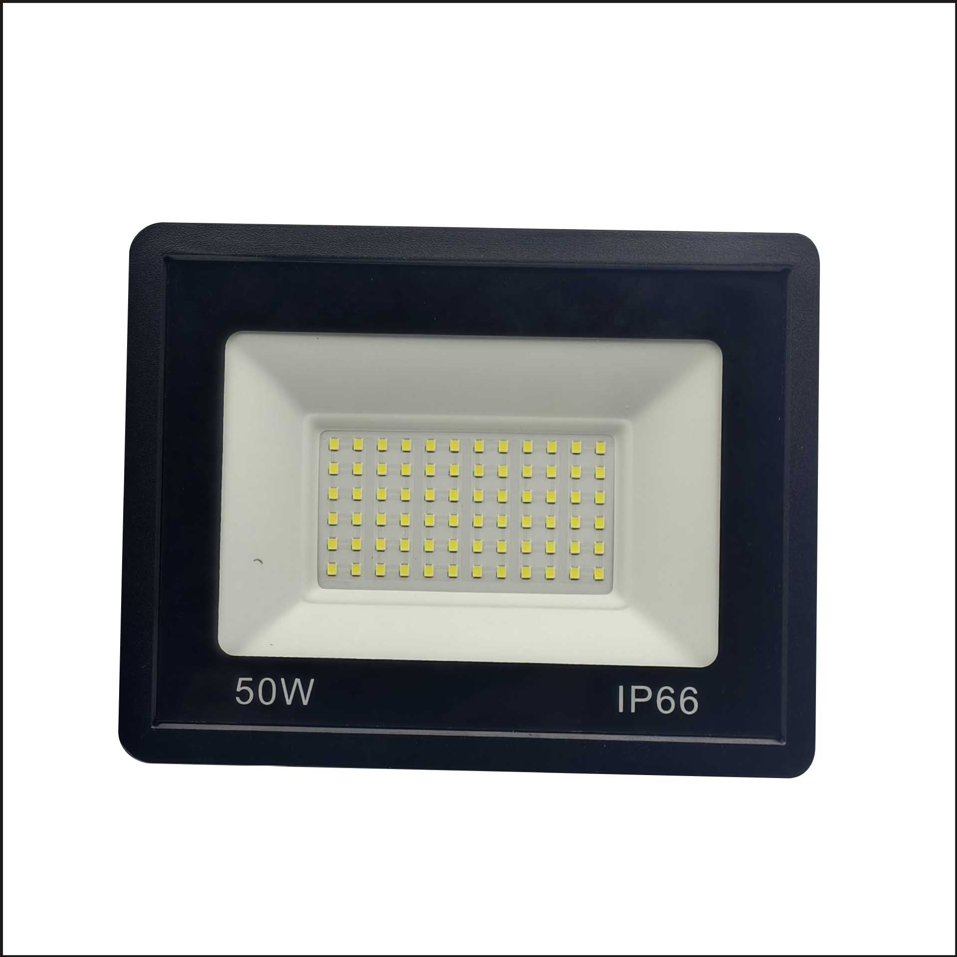 Fuente transfronteriza Luz de inundación impermeable para exteriores 50W100W200W Luz de inundación de manzana pequeña súper brillante de material grueso