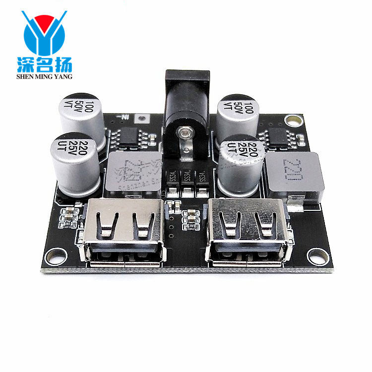USB mobile phone charging fast charging step-down Module 12V/18V24V to 5V Solar regulator QC3.0 converter