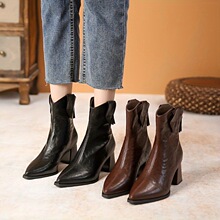 K 77791 French Pointed Boots ��ʽ��ͷ��ѥ ����ѷ�羳ŷ��