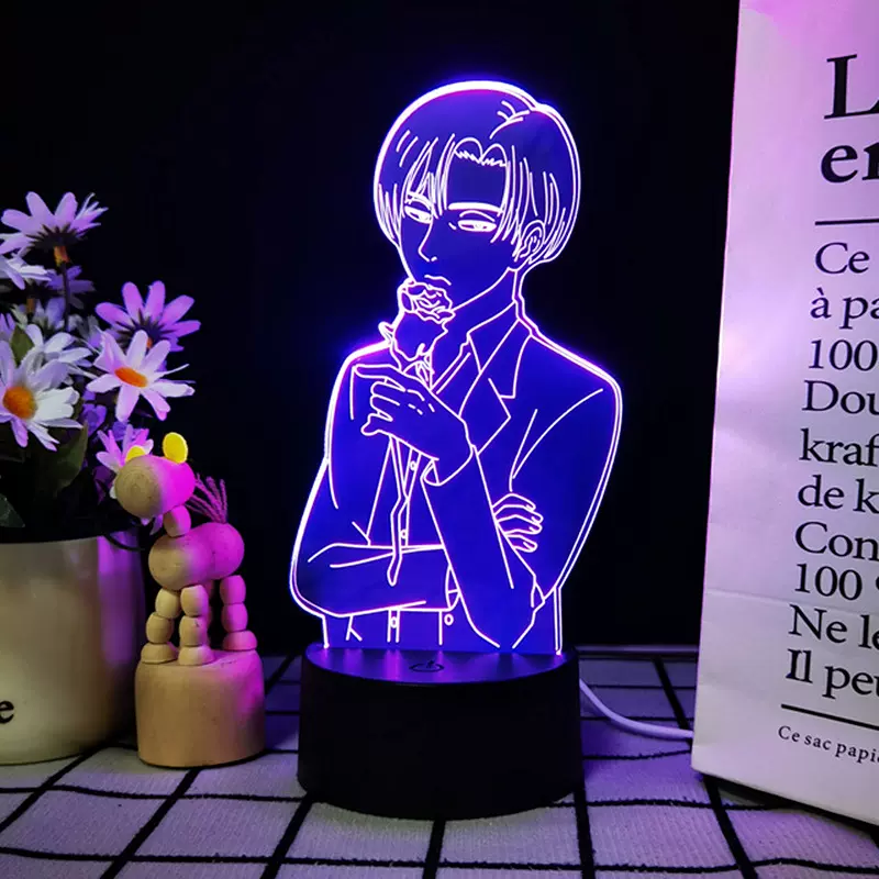 进击的巨人系列led小夜灯酷炫宿舍寝室科技感摆件氛围灯男生创意