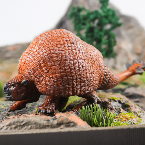 Cross-border children's simulation of prehistoric ancient creatures, wild animal models, glyptodonts, star-tailed beasts, armadillos, hand-made ornaments