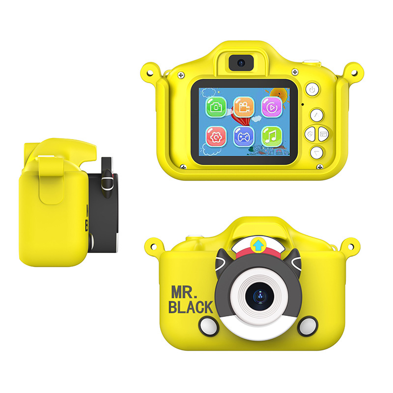 Cámara digital de dibujos animados para niños de alta definición, cámara dual delantera y trasera, cámara SLR pequeña portátil transfronteriza, juguetes educativos para niños image 7