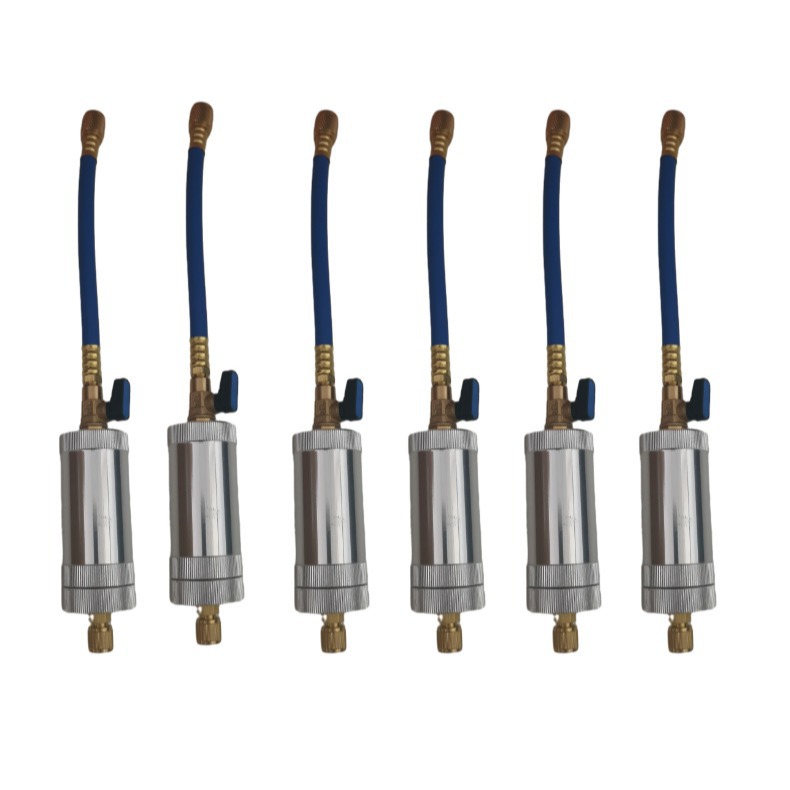 자동차 에어컨 수리 도구 공압 냉동 오일 필러 제조 업체 재고 도매 공압 냉동 오일 필러