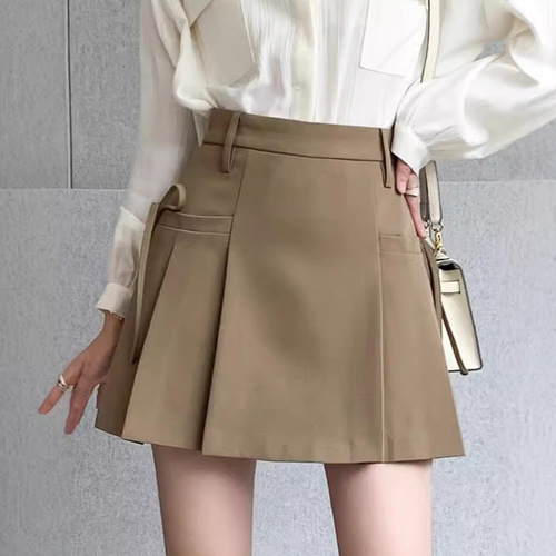 Irregular Suit Skirt Women's Spring 2025 New Arrival Skirt A-Line Pleated Short Skirt for Petite Figures – Styling Tips