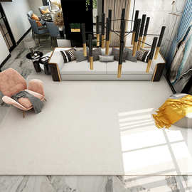 佳腾新西兰进口羊毛地毯客厅茶几纯色素色极简卧室现代满铺地毯