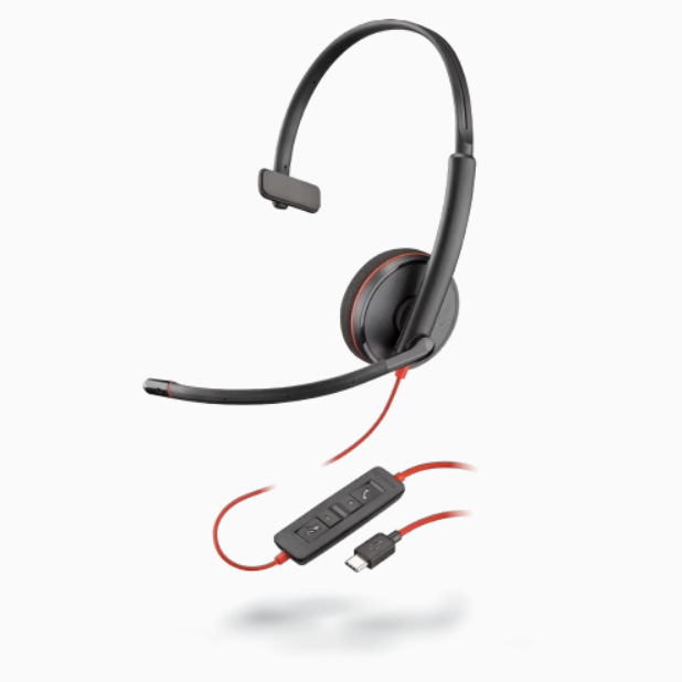 Plantronics POLY C3210 c3220 usb noise reduction headset for computer office traffic headset
