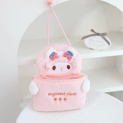 Cartoon Home Storage Hanging Bag Electric car rear backrest - sheep-29x20cm