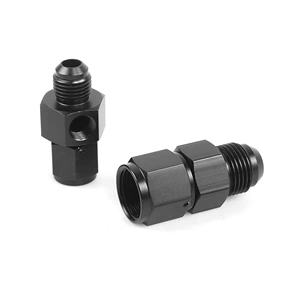 Avtomobil modifikasiyalı yağ soyutma borusu adapteri 1/8NPT sensor portu AN4 6 8 10
