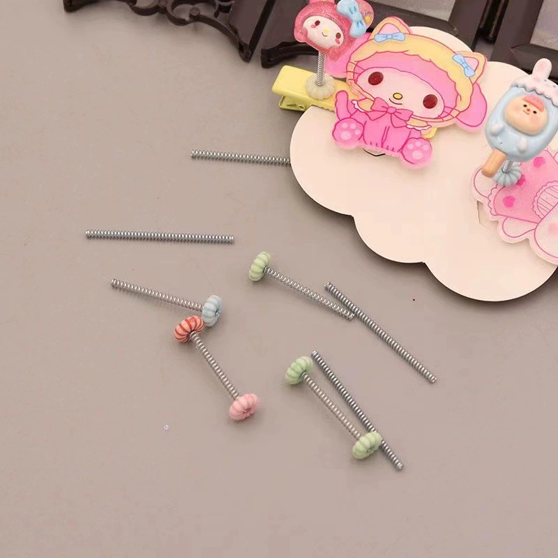 Ручная ручная пружина diy материал встряхивание заколка для волос пружинный материал заколка для волос пружина заколка для волос