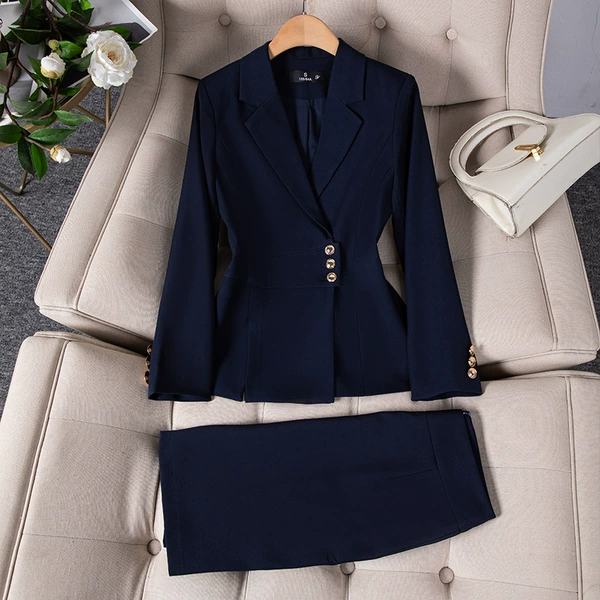 Tibetan blue suit+skirt