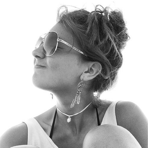 European and American foreign trade accessories, fashionable and minimalist, Korean fur short double-layer necklace, sunflower necklace pendant chain