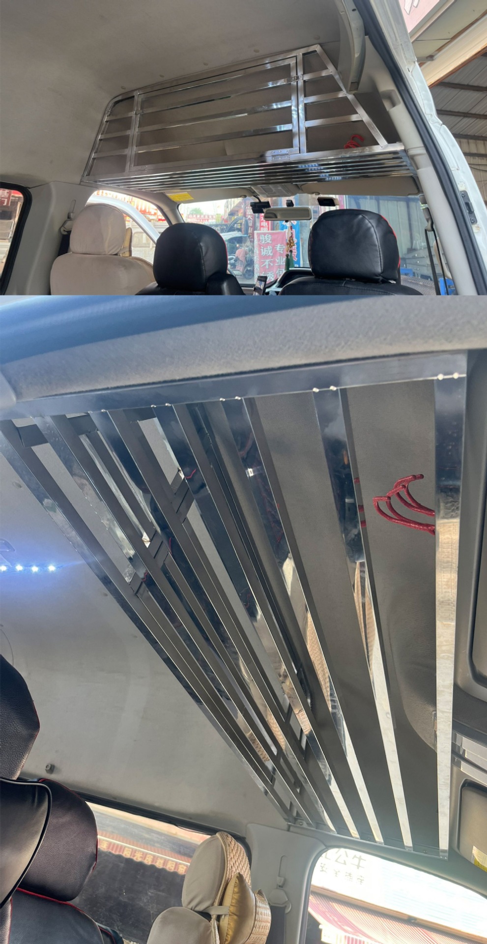 Datong V80 In-car Foton Tuyao Cab Roof Luggage Rack Storage Rack Storage Rack Full Shun Fushunwei