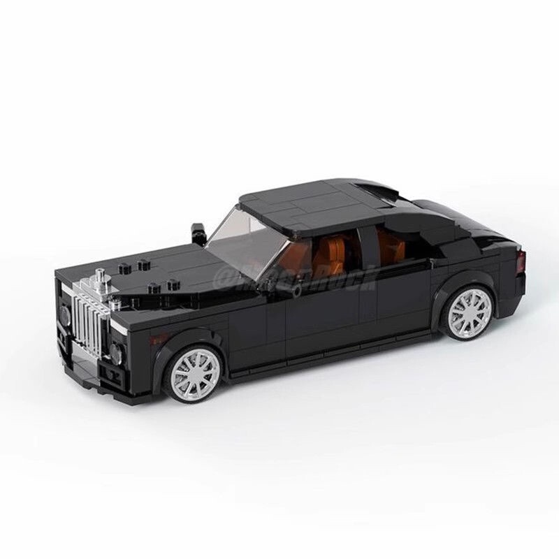 Compatible with Lego MOC-71784 building blocks suit creative 8-grid car series Phantom car assembly model boy Compatible with Lego MOC-71784 building blocks suit creative 8-grid car series Phantom car assembly model boy