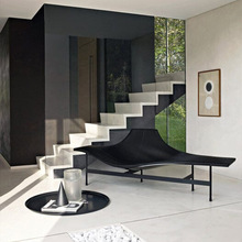 一号航站楼椅B&B设计师大户型别墅休闲玻璃钢纳帕超纤皮创意躺椅