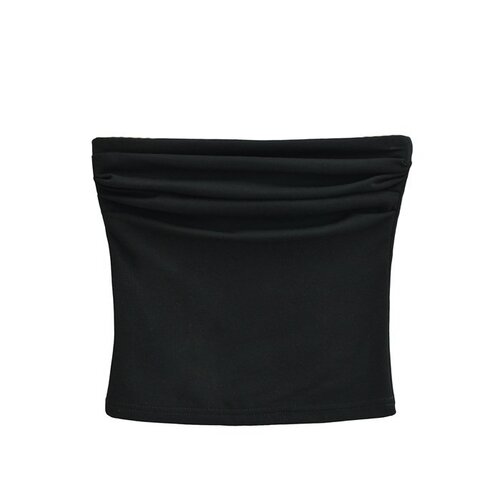 Backless waist-cinching pure desire style spicy girl design strapless top sexy summer pleated Insta-dopamine outerwear slimming