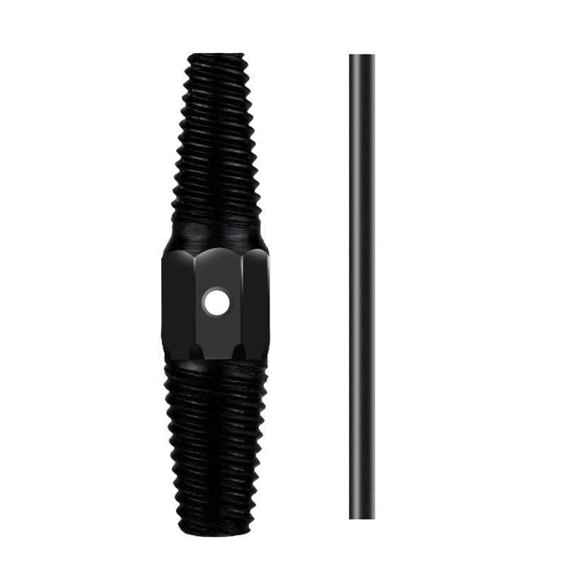 Tubo de agua transfronterizo Extractor de alambre roto de doble cabeza herramienta de rosca del grifo extractor de tornillo al por mayor Reverse Thread reparación TAP