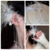 Earrings, fashionable advanced ear clips, no pierced ears, simple and elegant design, light luxury style, high-quality style