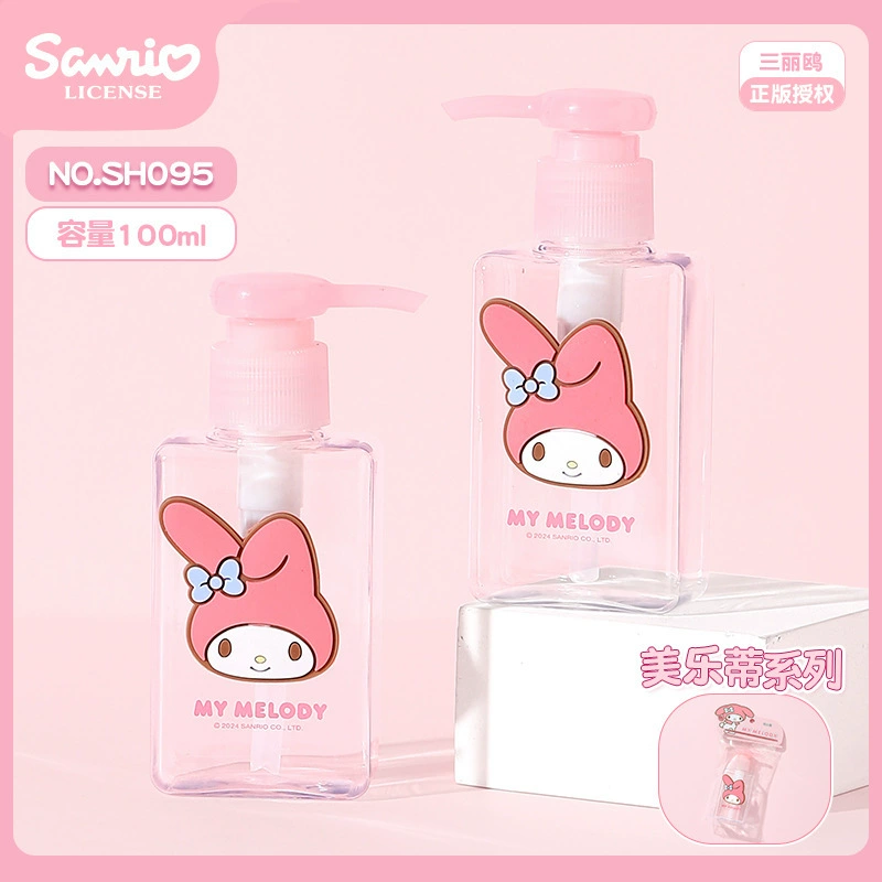 Дорожный флакон для геля и шампуня Sanrio 100 мл, диспенсер для путешествий