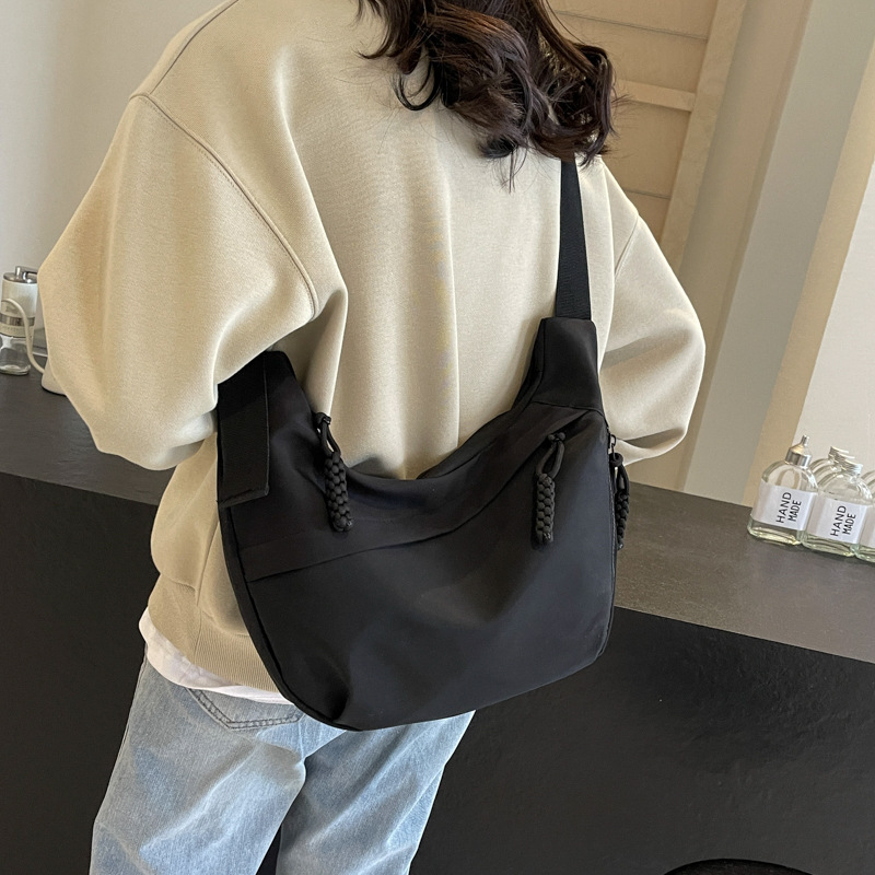 Große Damen Umhängetasche In Knödelform Lässige Modetasche_voghion.com