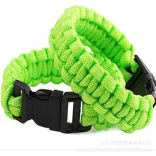 户外手工编织橄榄球队七芯伞绳手链Cowboys paracord bracelet 批