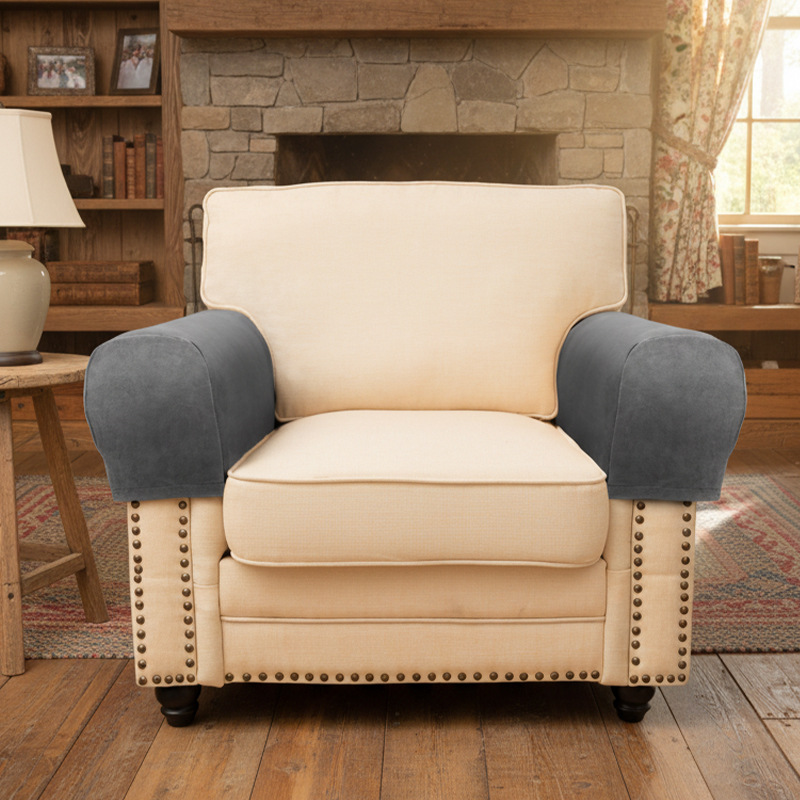 Guante de sofá elástico grueso guante de terraza de plata guante de terraza cubierta a prueba de polvo doméstica resistente al desgaste cuatro estaciones cubierta protectora de sofá universal