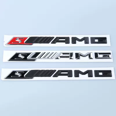 Mercedes-Benz AMG C-Class E-Class S-Class rear emblem CLA GLA GLC GLE modified car sticker lettering trunk lid badge