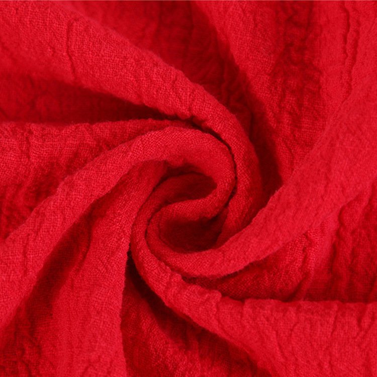 Nuevo ultra suave 100% algodón orgánico de doble capa de gaza tela de pijama para bebés