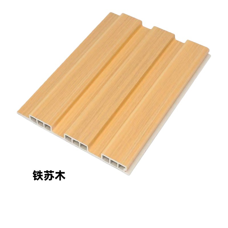 Panel de Pared de Madera Plástica Eco 195, Resistente al Fuego y Humedad, para Interior y Hotel