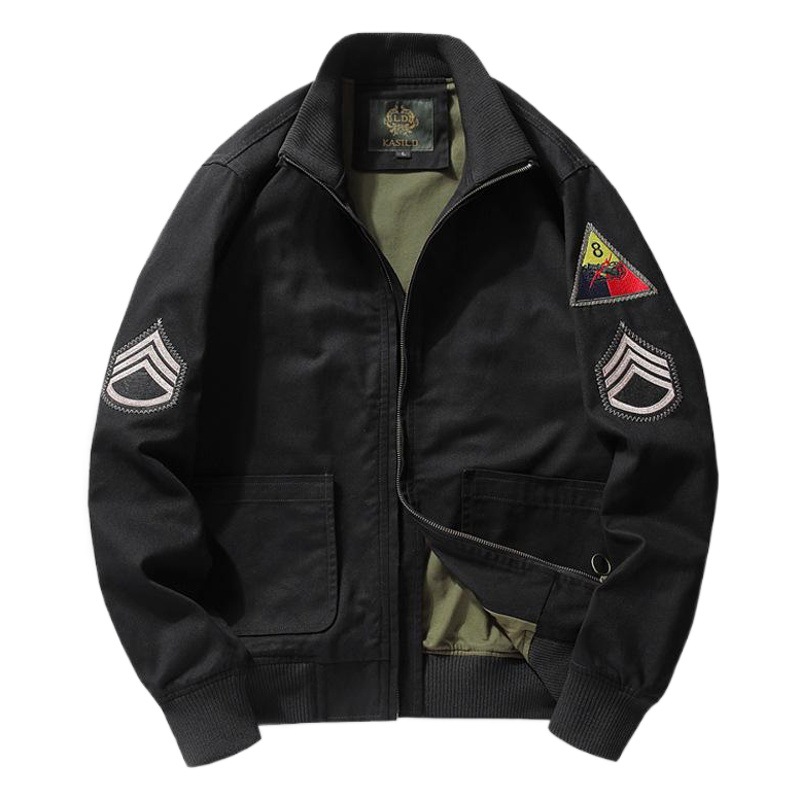 Furioso hombres otoño M1942 vintage ropa de trabajo chaqueta de piloto de la Fuerza Aérea MA1 uniforme militar uniforme de béisbol