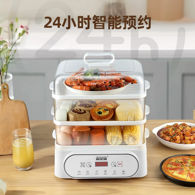 Smart capacious universal steamer stainless steel