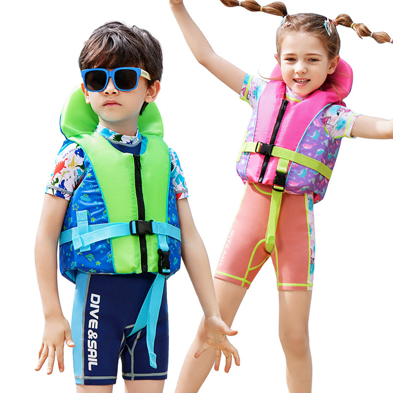 DIVE & SAIL children's floating clothes swimming training anti-drowning life jacket vest drifting surfing protective equipment