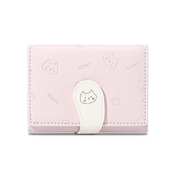 Basic 3-fold cat pink