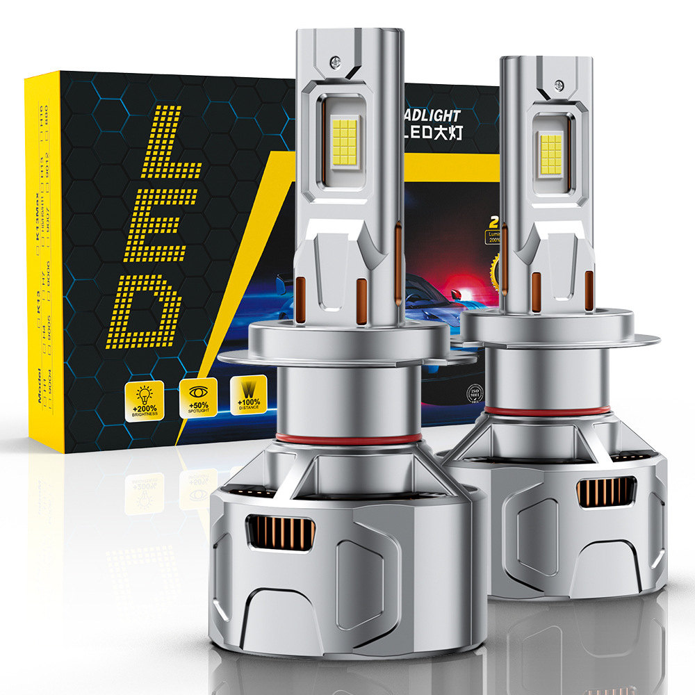 Nuevo automóvil led faro 260W lente de alta potencia super brillante conversión de luz alta y baja bombilla láser