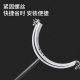 Factory 304 flat tail stainless steel pipe clamp pvc water supply and drainage pipe lengthened straight stainless steel pipe clamp pipe hoop wholesale