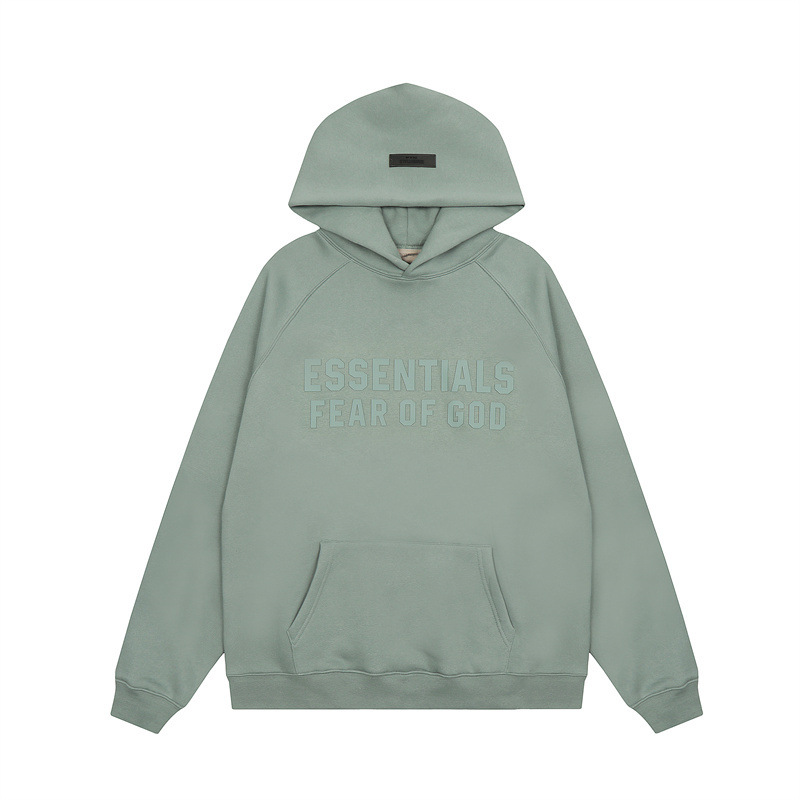 FOG ESSENTIALS letras de silicona estereoscópica hombres y mujeres americanos camisa con sudadera con sudadera con sudadera image 35