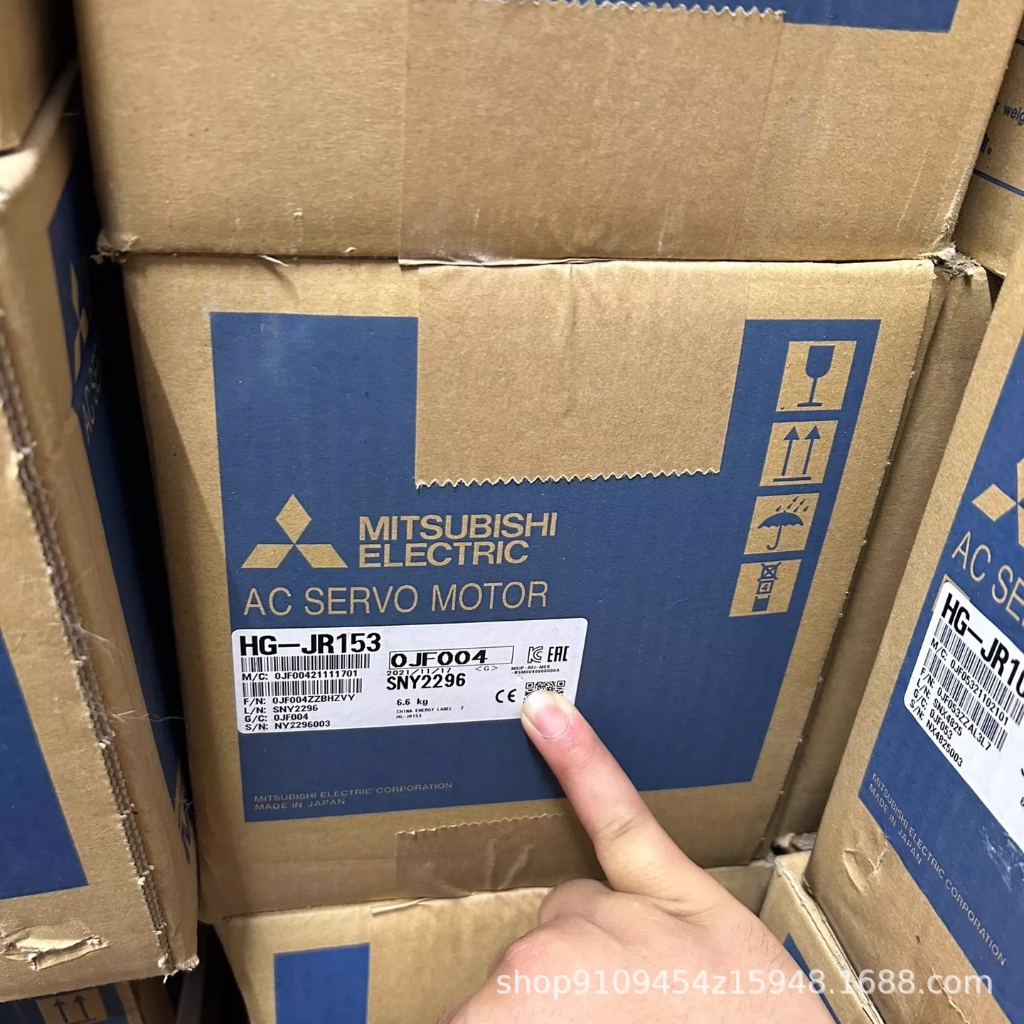 三菱伺服驱动器     HG-JR153   全新原装正品现货  议价优惠