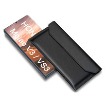 适用荣耀MagicV3手机壳荣耀MagicVS3手机套磁吸折叠信封真皮皮套