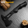 Hot -selling outdoor barracks chopped firewood, multifunctional ax black plastic handle, open mountain ax Practical safety ax