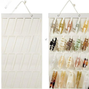 Grab Clip Storage Non-Punch Wall-Mounted Shark Clip Hairband Strap Multi-Layer Display Rack Hanging Storage Rack