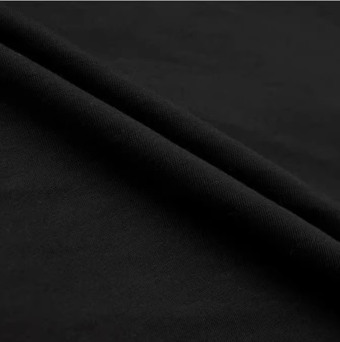 Áo thun nữ cổ tròn cotton thêu hoa hồng tay ngắn — Màu đen ngọt ngào chi tiết 23